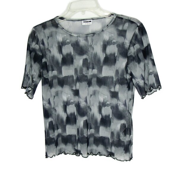 Noisy May- sheer mesh short sleeve top - Medium - Picture 1 of 5